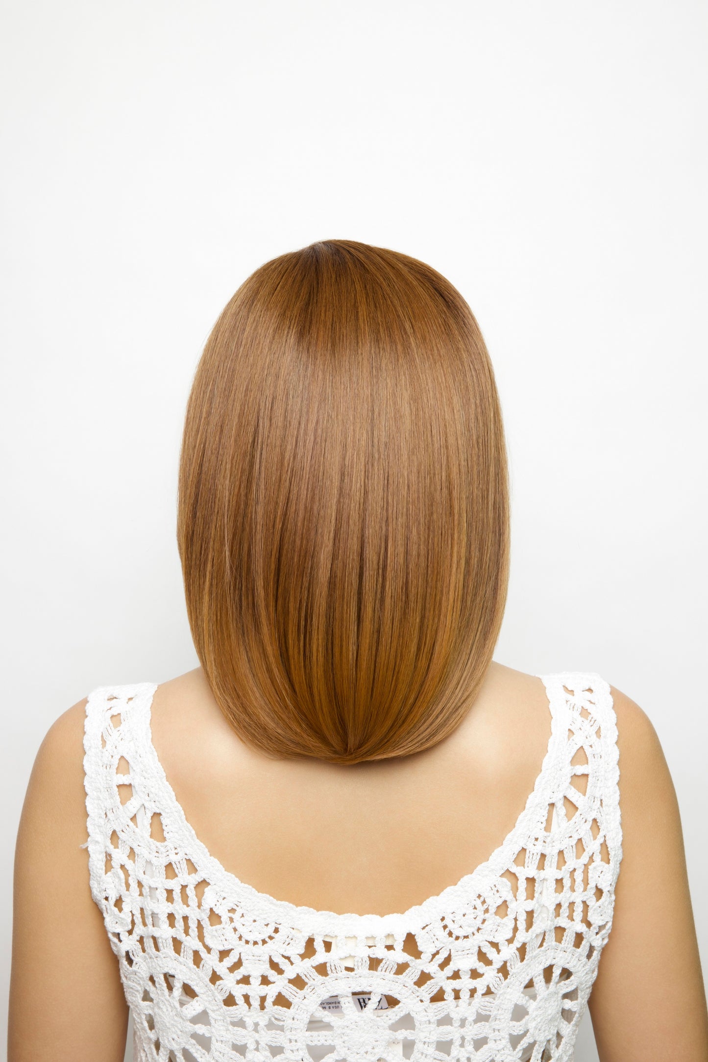 Back view of Davina Shown in Ruby Chocolate