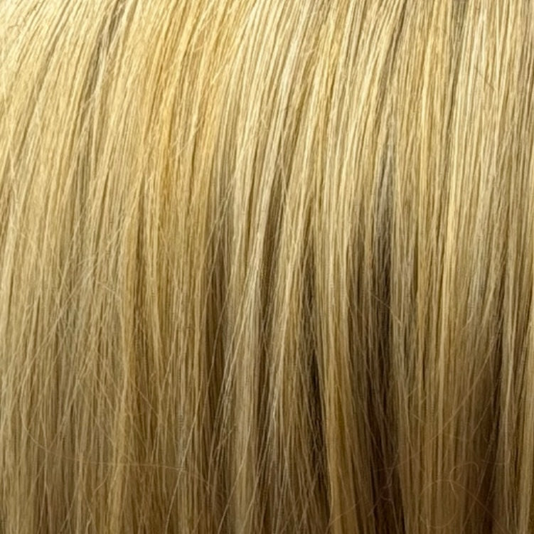 Sandalwood–H | Rooted Dark with Dark Gold Blonde with Platinum Blonde highlights