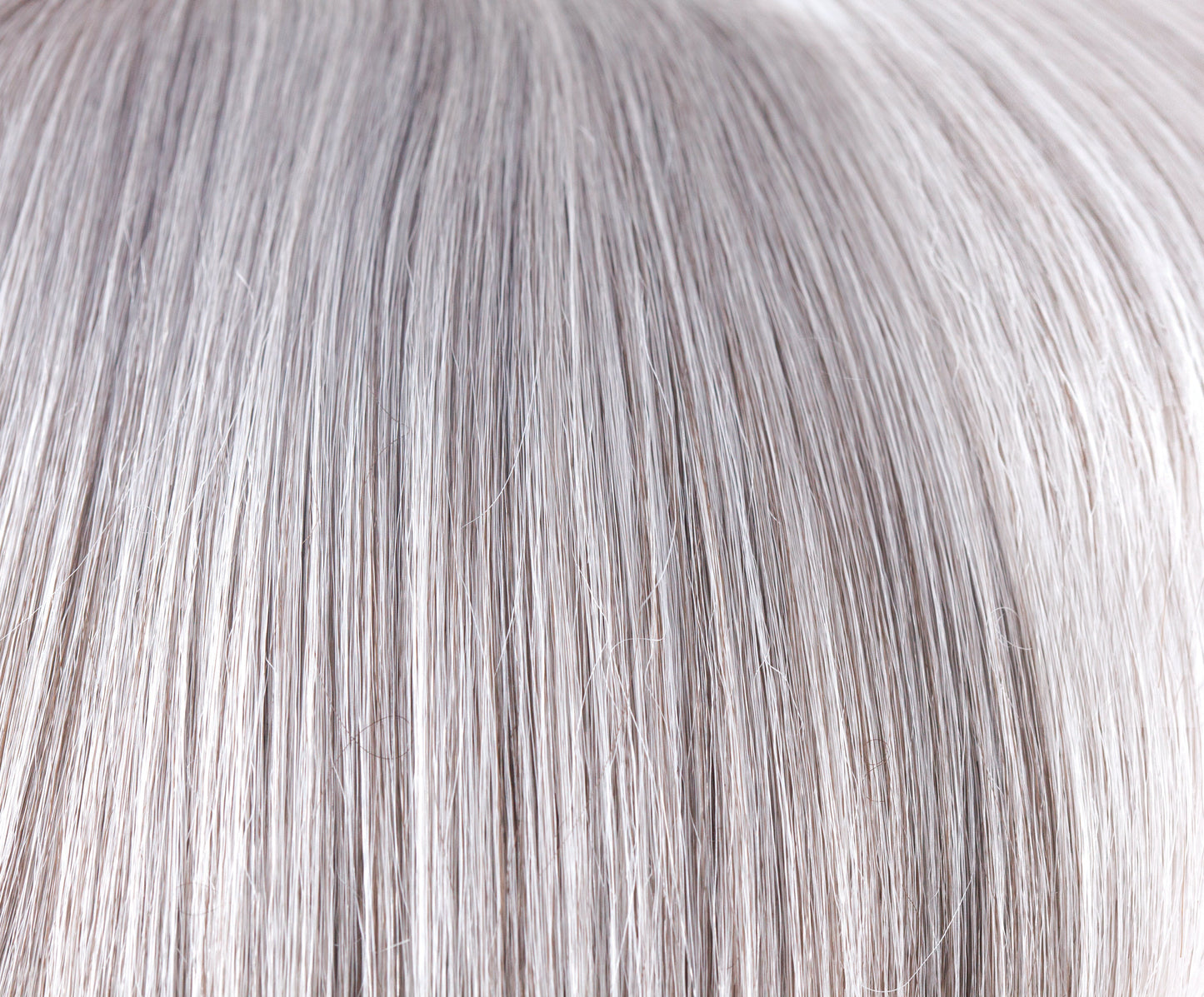 Silver Stone | Silver Medium Brown blend that transitions to more Silver then Medium Brown then to Silver Bangs